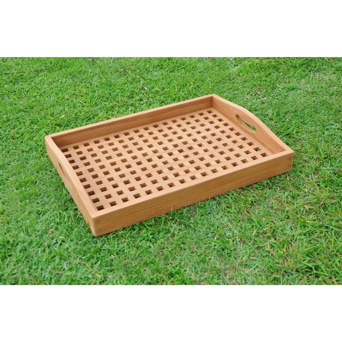 CONCEPT USINE Plateau en teck BAWA