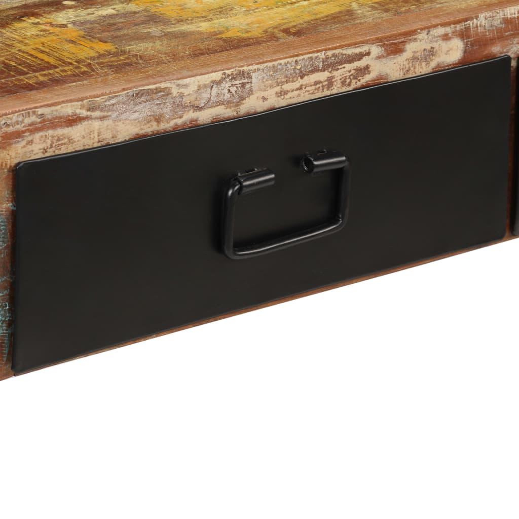 Voir la diapositive 4 : VIDAXL Table console Bois de recuperation massif 120 x 30 x 76 cm