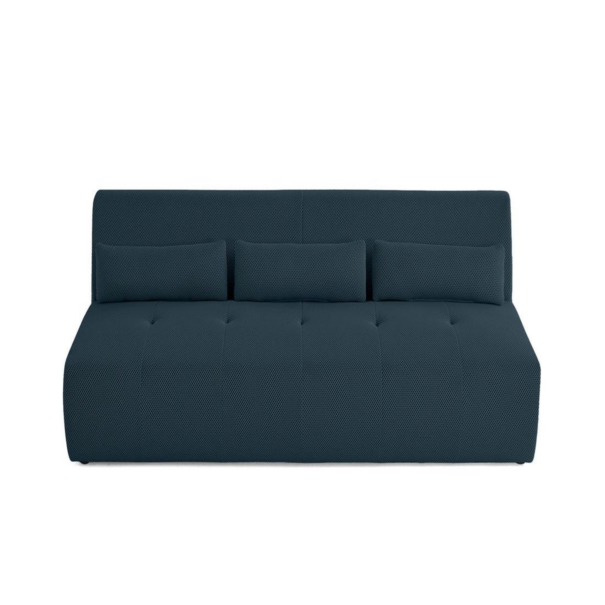 Voir la diapositive 6 : LISA DESIGN Onyx - canapé droit 3 places - en tissu mailles 3d