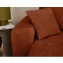 Voir la diapositive 4 : BEST MOBILIER Milan - canapé d'angle réversible 4 places - convertible avec coffre - en velours texturé