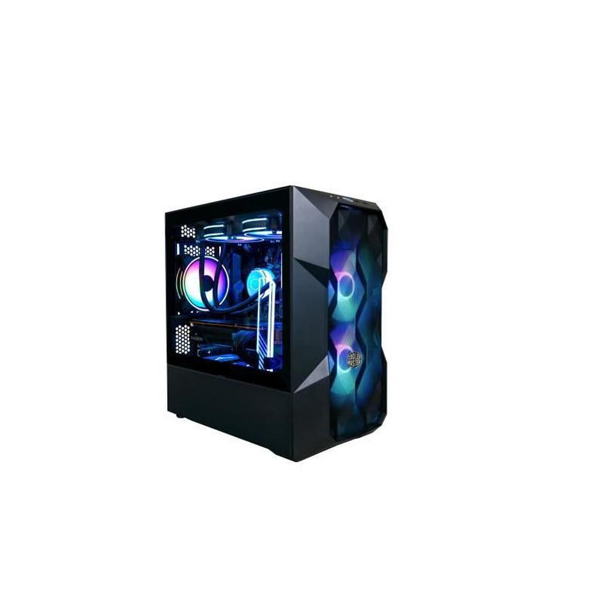 Voir la diapositive 4 : Cooler Master Boitier PC Gaming - COOLER MASTER - TD300 Mesh -ARGB - mATX (TD300-KGNN-S00)