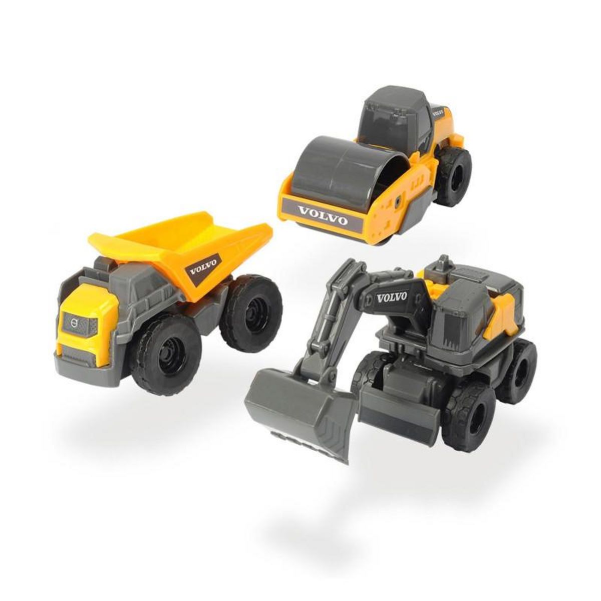 Dickie Dickie Volvo Micro Work Vehicles, 3pcs.
