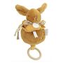 Voir la diapositive 2 : DOUDOU ET COMPAGNIE Lapin doudou - Boite a musique ocre