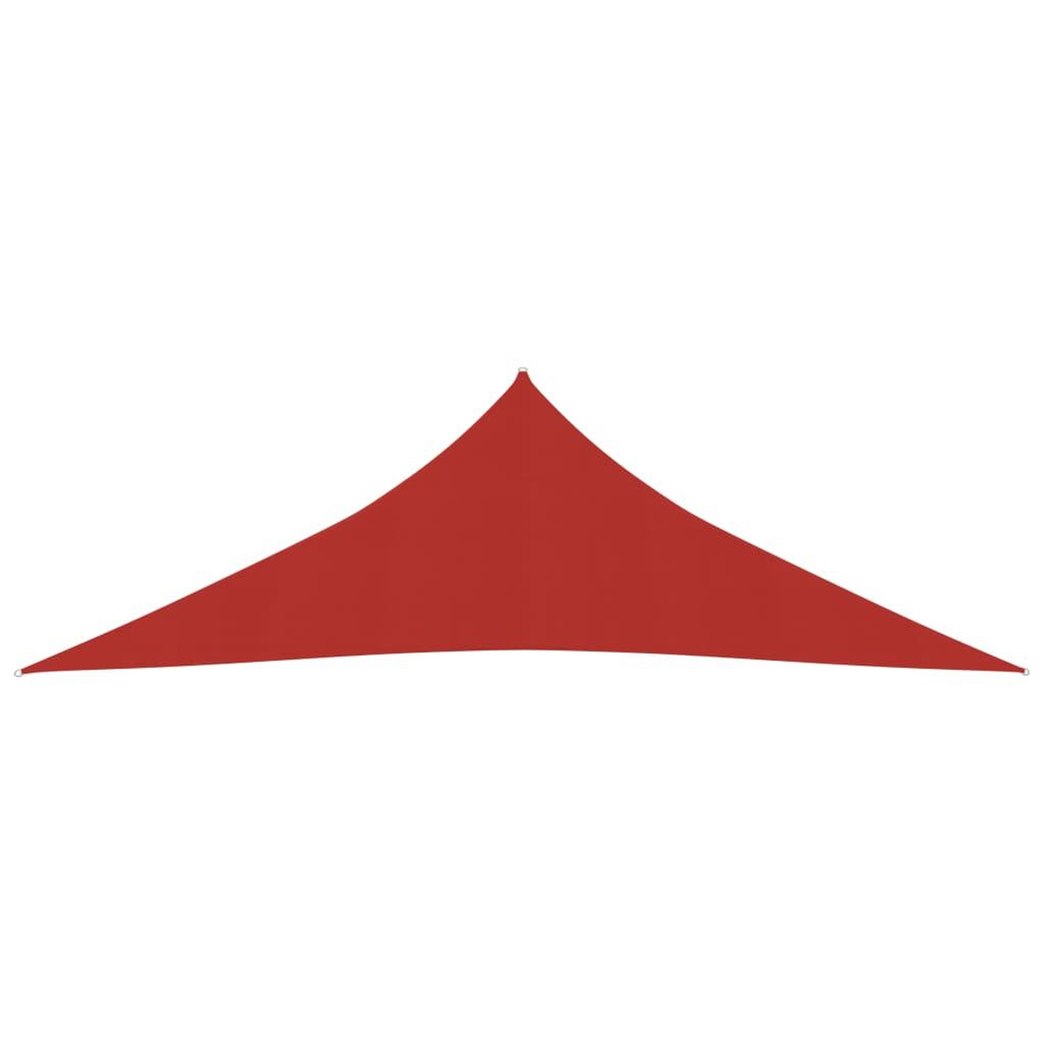 Voir la diapositive 2 : VIDAXL Voile d'ombrage 160 g/m^2 Rouge 4x4x5,8 m PEHD