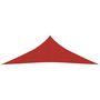 Voir la diapositive 2 : VIDAXL Voile d'ombrage 160 g/m^2 Rouge 4x4x5,8 m PEHD