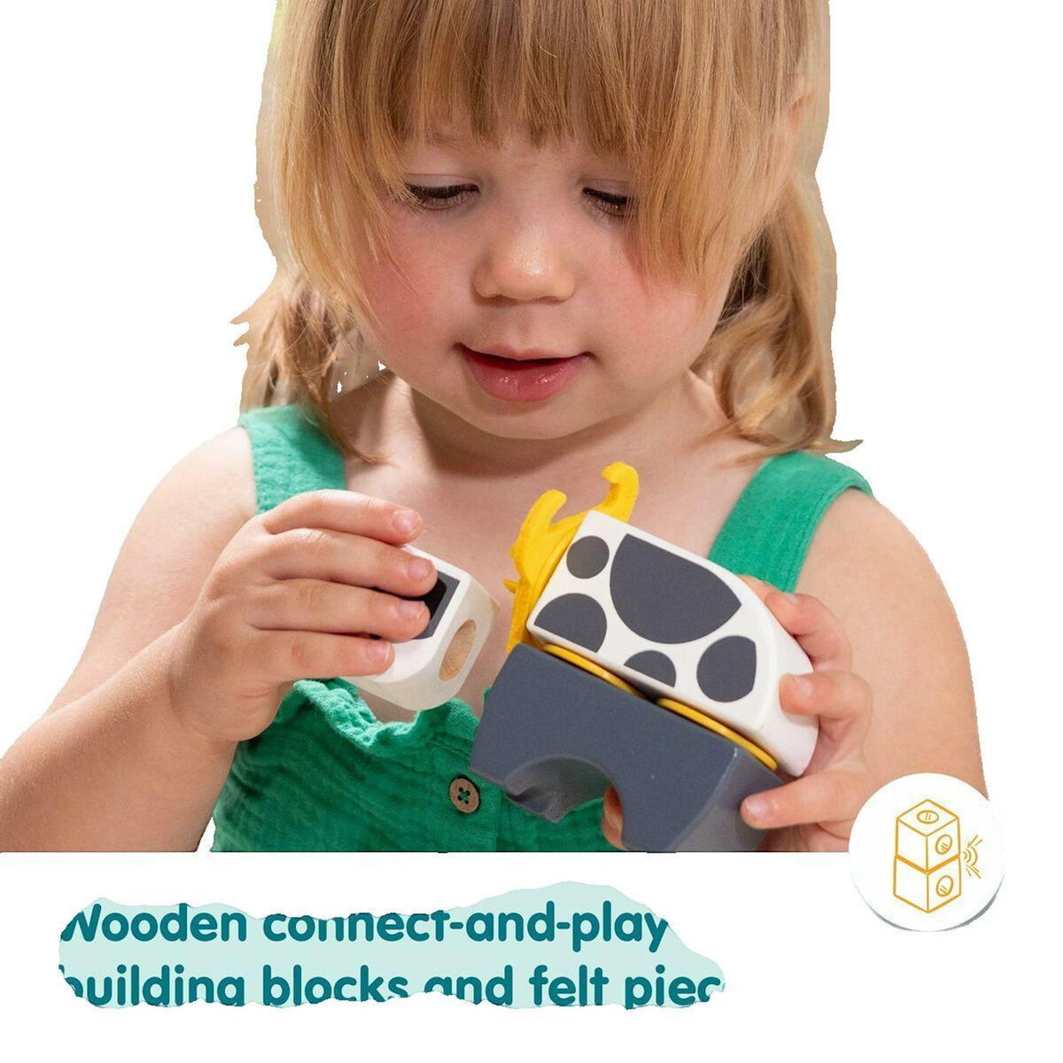 MELISSA Jeu éducatif Melissa Blockables - La Ferme Multicolore