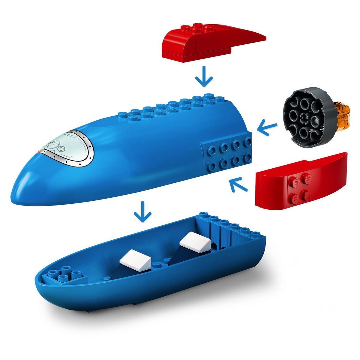 LEGO Disney 10774 - La fusée spatiale de Mickey Mouse et Minnie Mouse