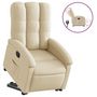 Voir la diapositive 2 : VIDAXL Fauteuil inclinable electrique creme tissu