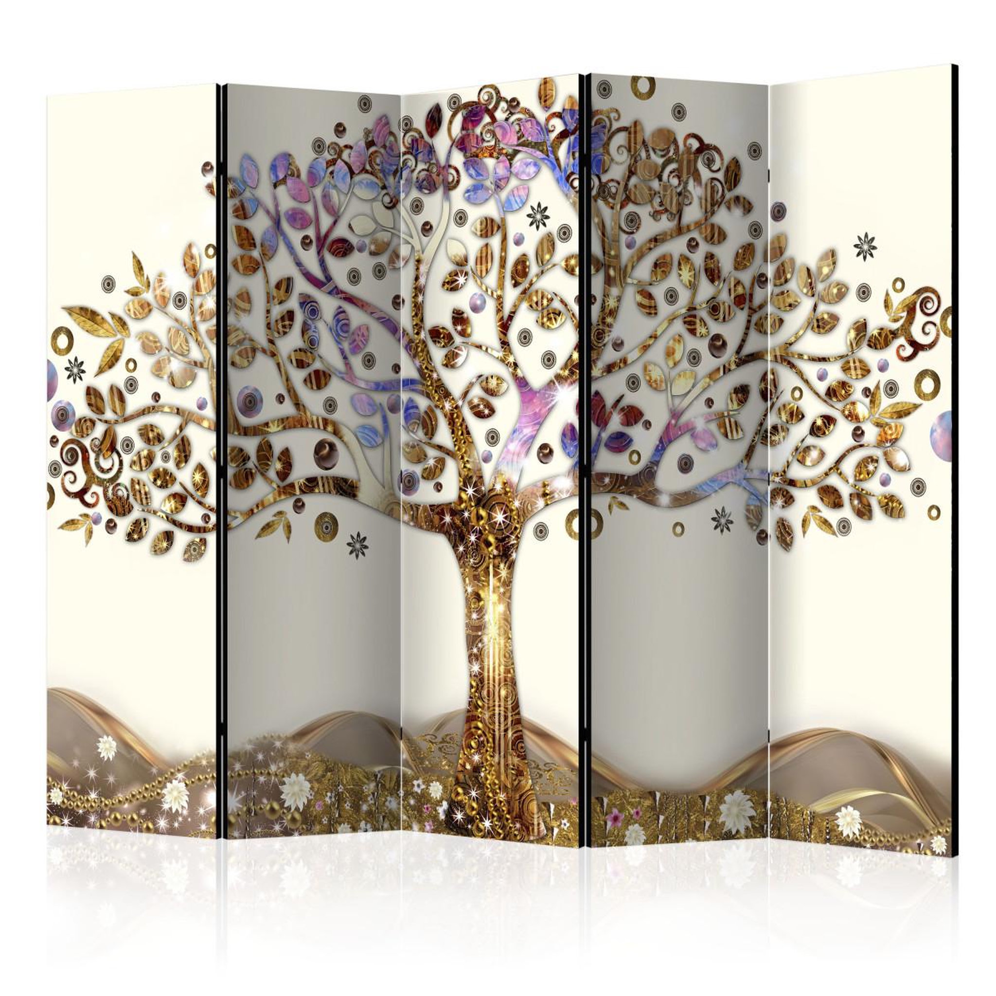 Paris Prix Paravent 5 volets  golden tree  172x225cm