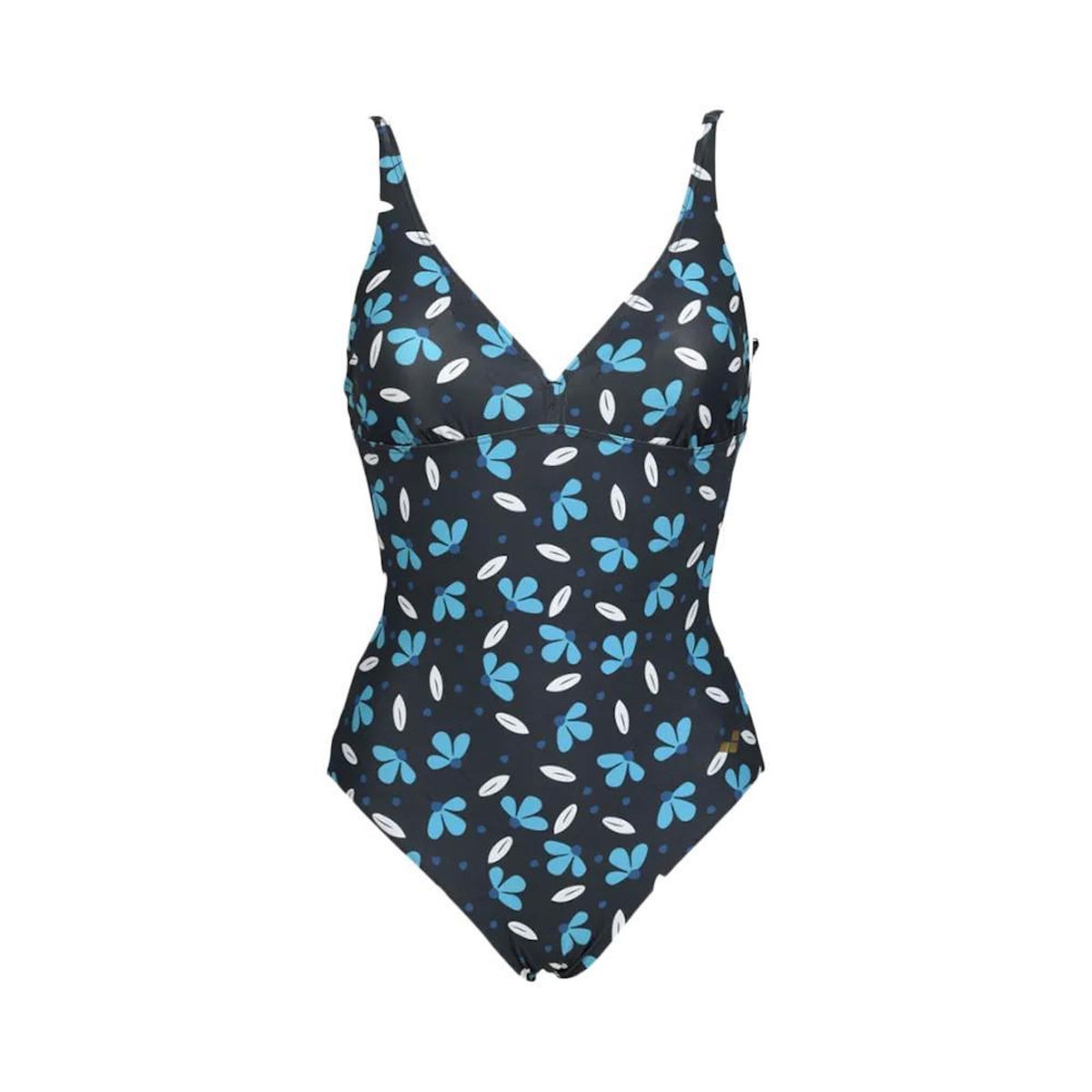 ARENA Maillot de bain 1 pièce Noir/Bleu Femme Arena Allover