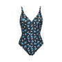 Voir la diapositive 1 : ARENA Maillot de bain 1 pièce Noir/Bleu Femme Arena Allover