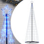 Voir la diapositive 2 : VIDAXL Sapin de Noël a LED 550 LED bleu 304 cm