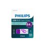 Voir la diapositive 2 : Philips Clé USB Philips Edition Click 3.2 64 Go Blanc et violet