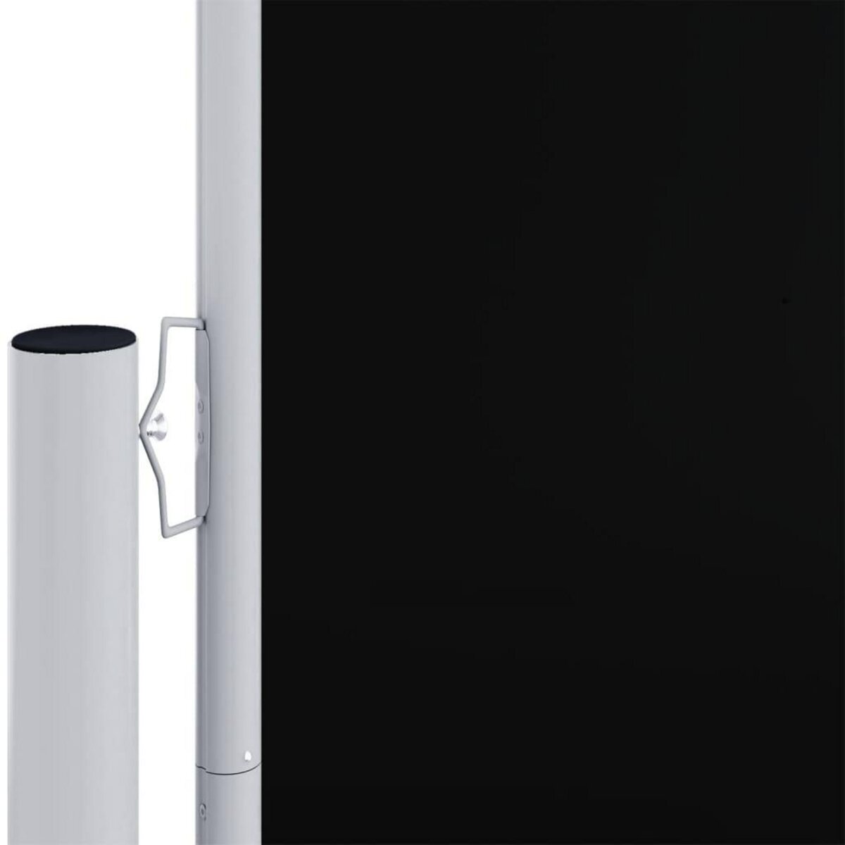 VIDAXL Auvent lateral retractable Noir 200x1000 cm