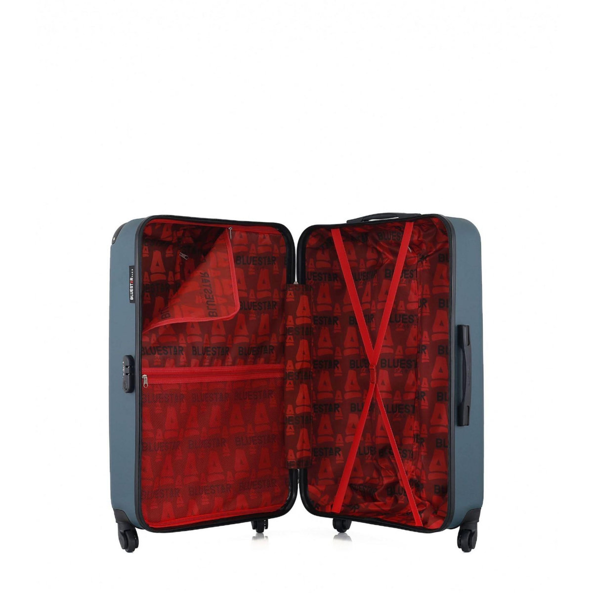 BLUESTAR BLUESTAR - LOT DE 4 - Valises grand format, weekend, cabine et cabine XXS BUCAREST