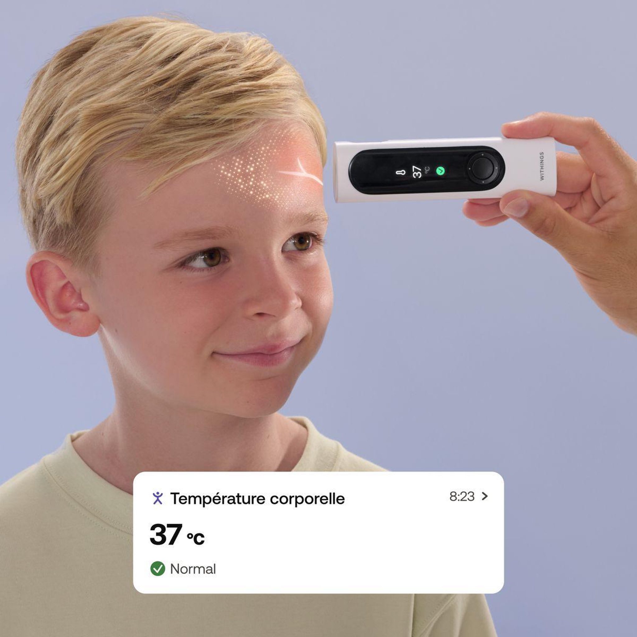 Voir la diapositive 5 : WITHINGS Thermomètre BeamO