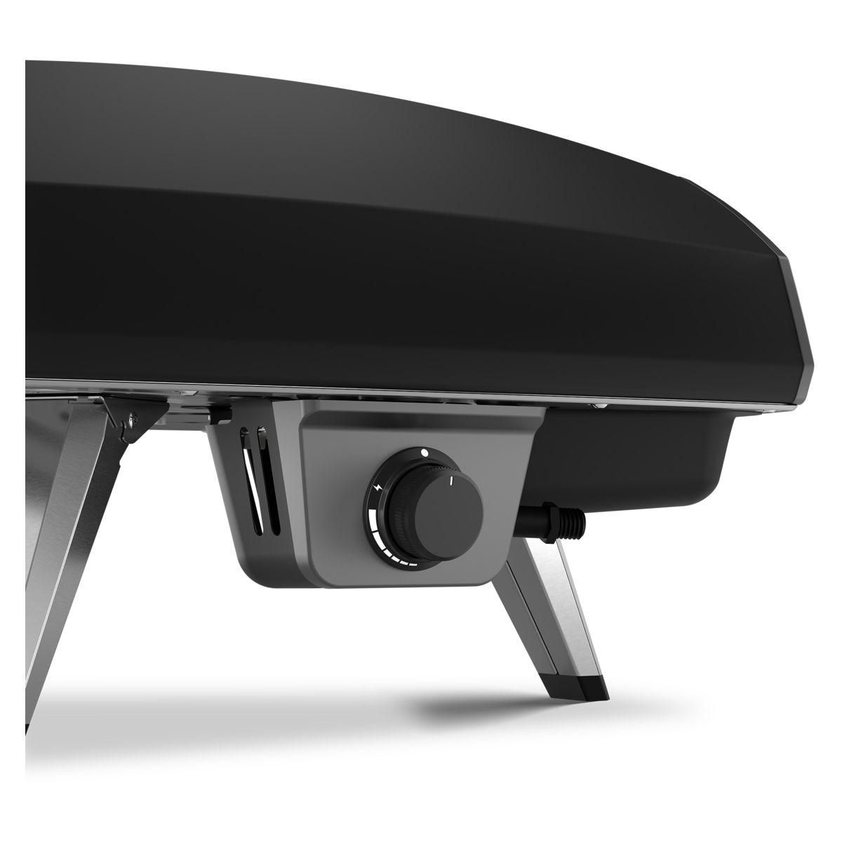 OONI Four à pizza gaz Koda 2 noir pizza 35 cm, préchauffage 20 min, de 190 à 500°C