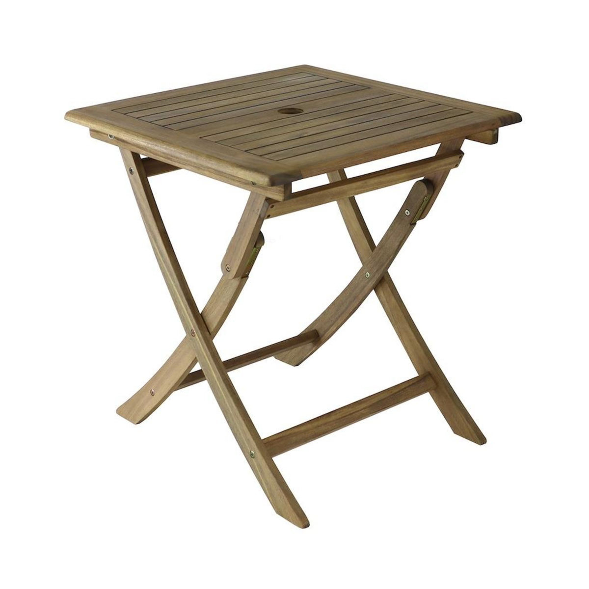 Proloisirs Table pliante - SOPHIE - Acacia FSC 100% - 70 x 70 cm