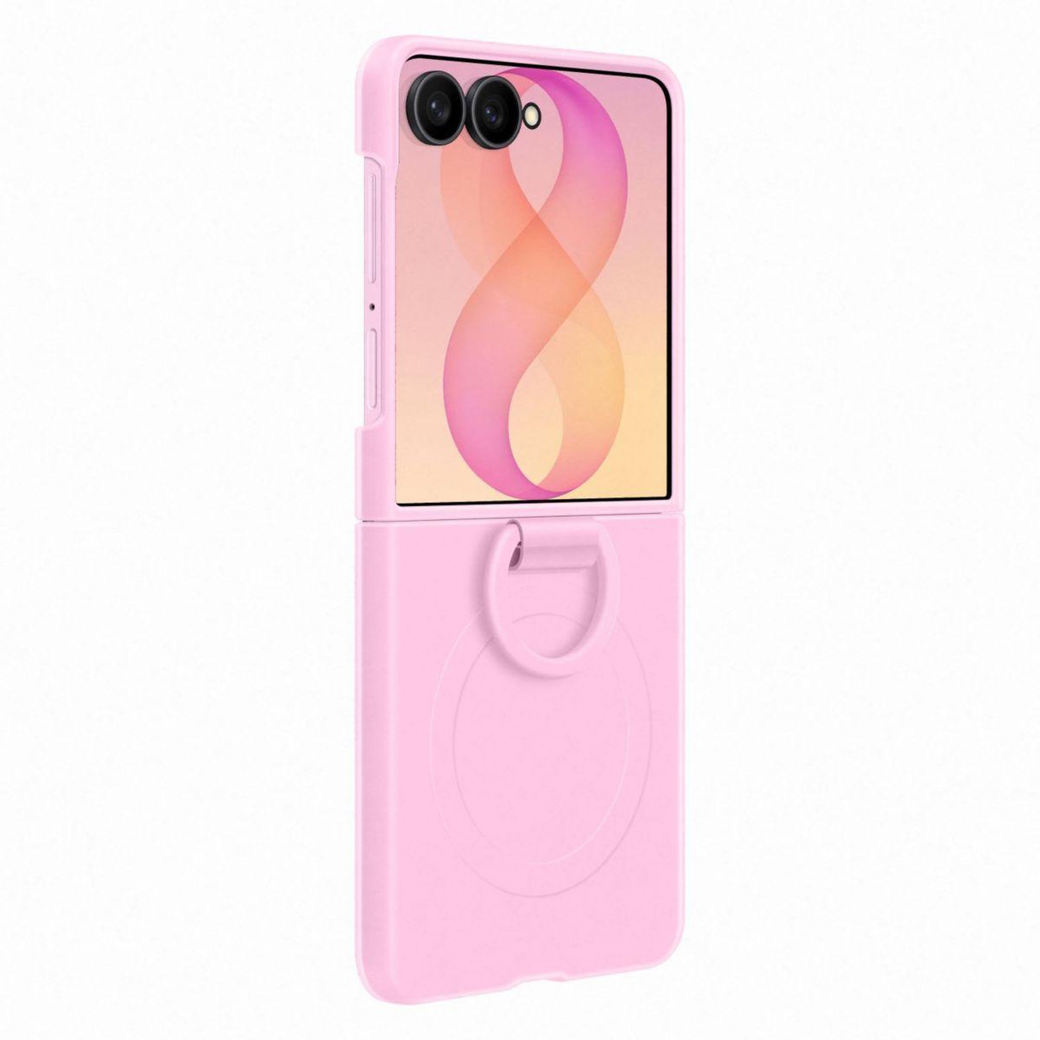 Voir la diapositive 2 : Samsung Coque flip 8 silicone anneau magnétique violet