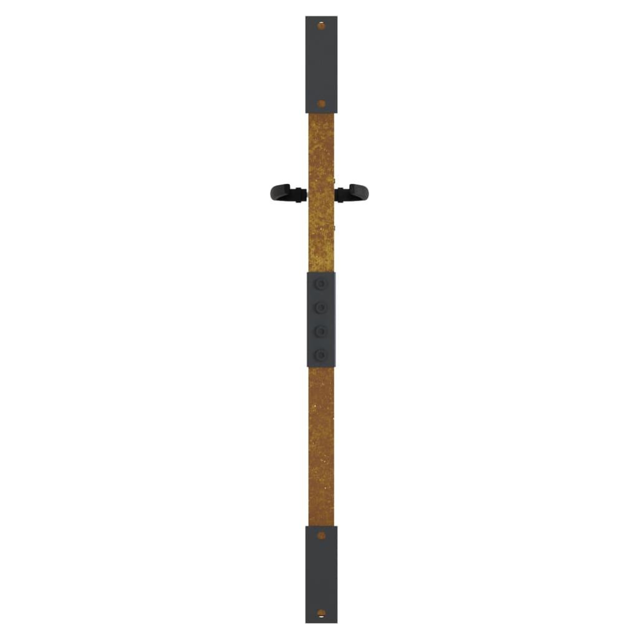 Voir la diapositive 5 : VIDAXL Portail de jardin 85x75 cm acier corten design de bambou