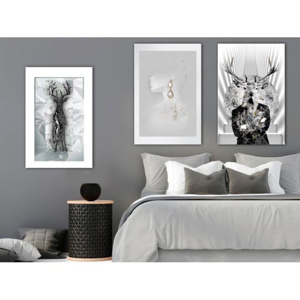 Paris Prix Tableau Imprimé  Beauty of Nature 3 Panneaux  60x120cm