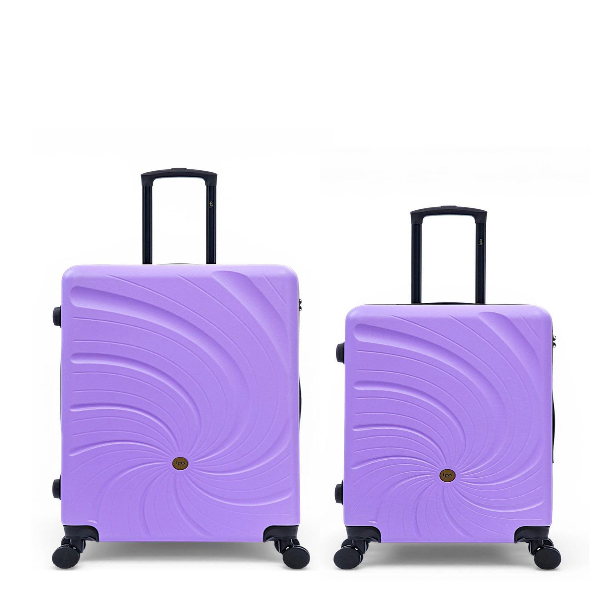 LES P'TITES BOMBES LPB Lot de 2 Valises Rigides Grand Format et Taille Moyenne SERENA
