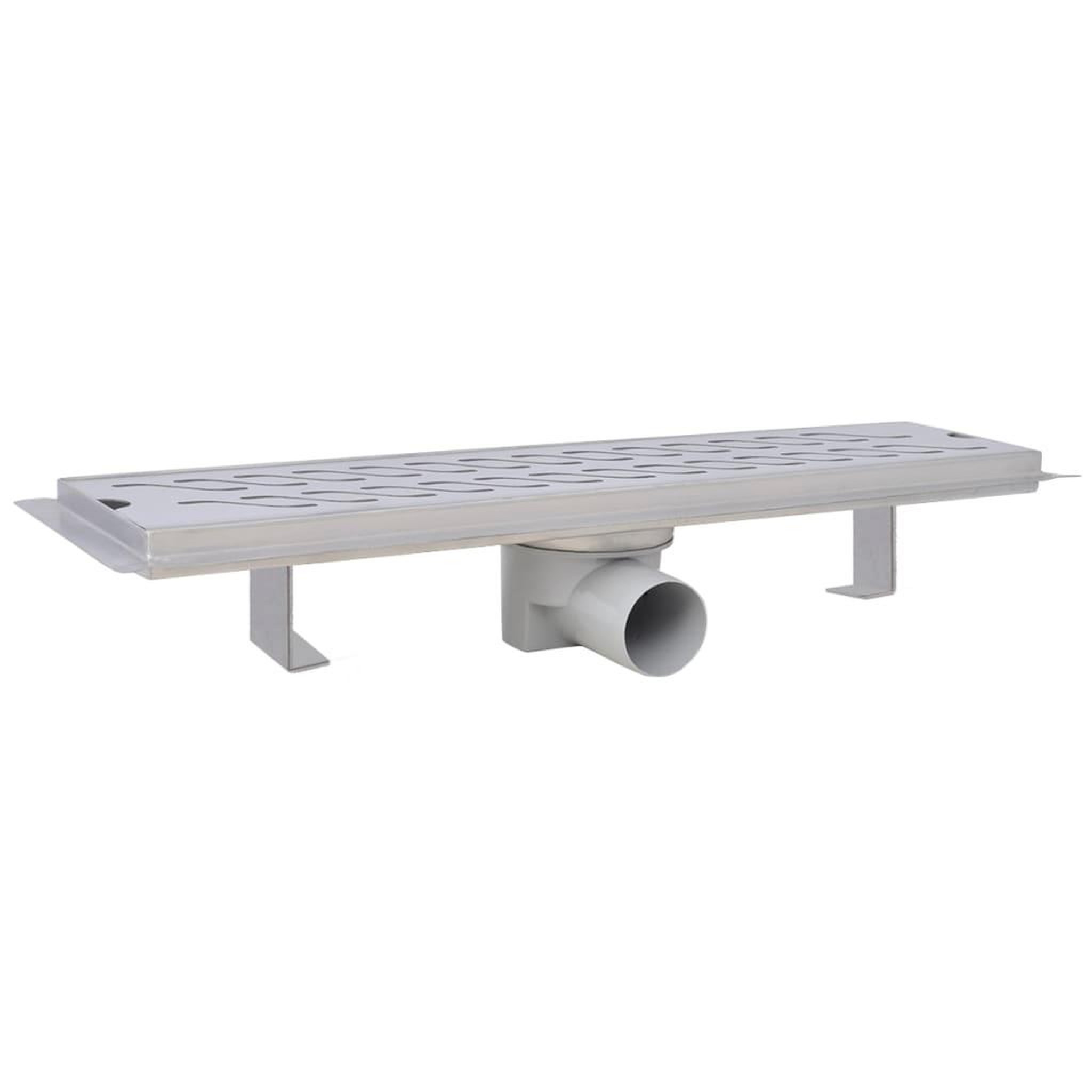 Voir la diapositive 4 : VIDAXL Drain de douche lineaire 530 x 140 mm acier inoxydable
