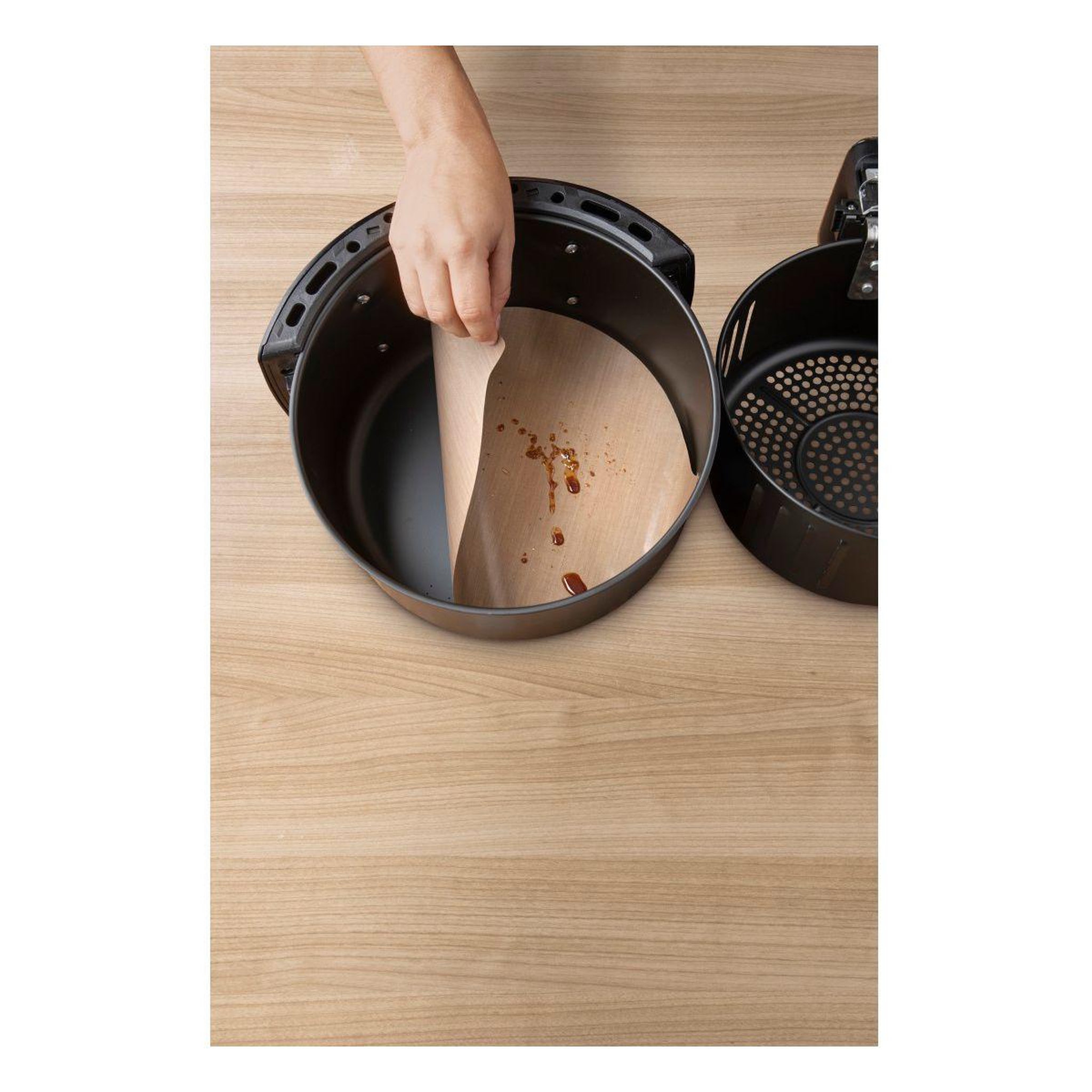 Voir la diapositive 5 : XAVAX Papier sulfurisé friteuse airfryer
