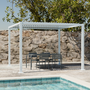 Voir la diapositive 2 : SWEEEK Pergola bioclimatique aluminium et acier lames orientables 3x3m Palace