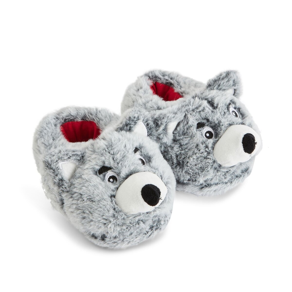 IN EXTENSO Chaussons loup garçon