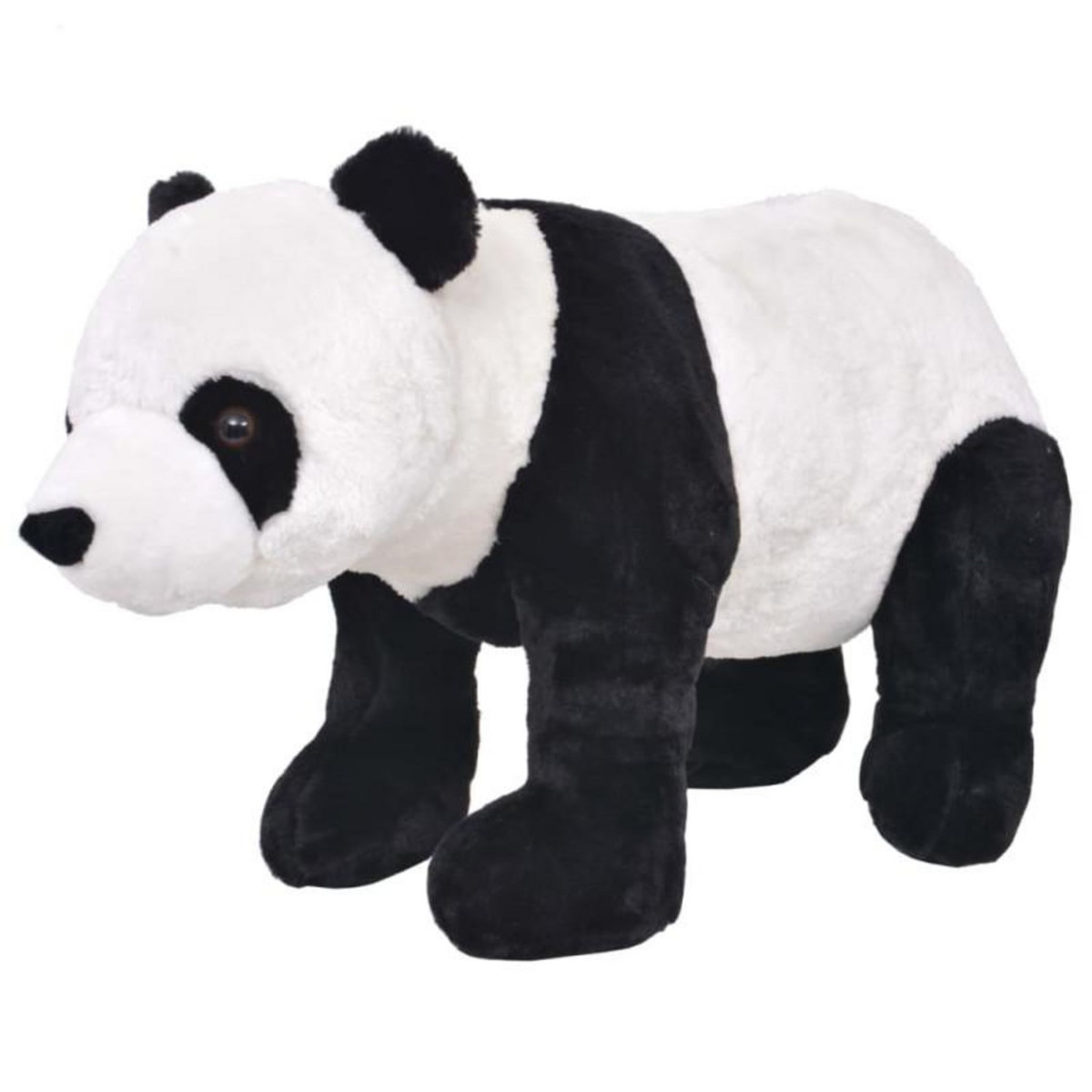 VIDAXL Jouet en peluche Panda Noir et blanc XXL