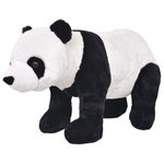 VIDAXL Jouet en peluche Panda Noir et blanc XXL