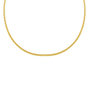 Voir la diapositive 1 : L'ATELIER D'AZUR Collier Femme Maille Haricot - Or Jaune