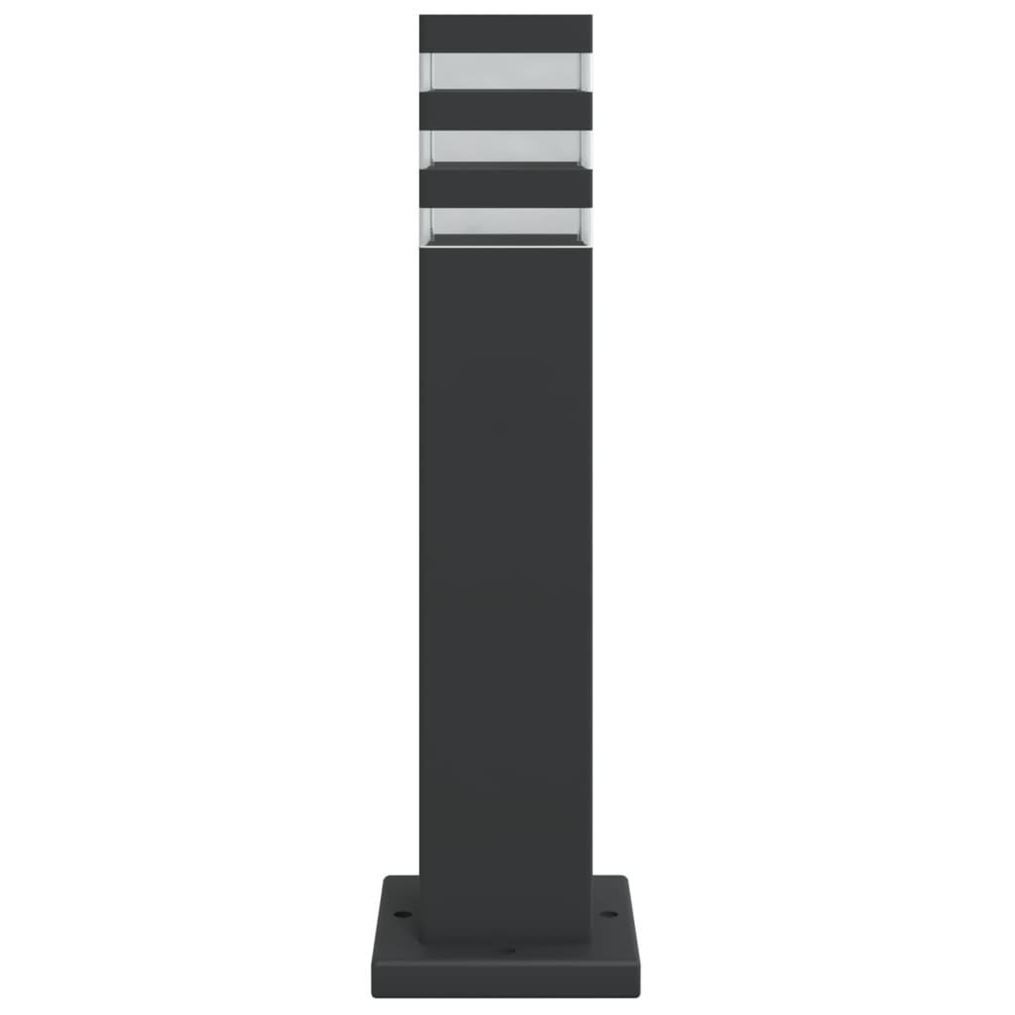 Voir la diapositive 4 : VIDAXL Lampadaires d'exterieur 3 pcs noir 50 cm aluminium