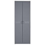 Voir la diapositive 2 : VIDAXL Armoire de rangement de jardin gris 65x45x172 cm PP rotin