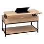 Voir la diapositive 6 : FIVE Table basse avec plateau relevable - Beige