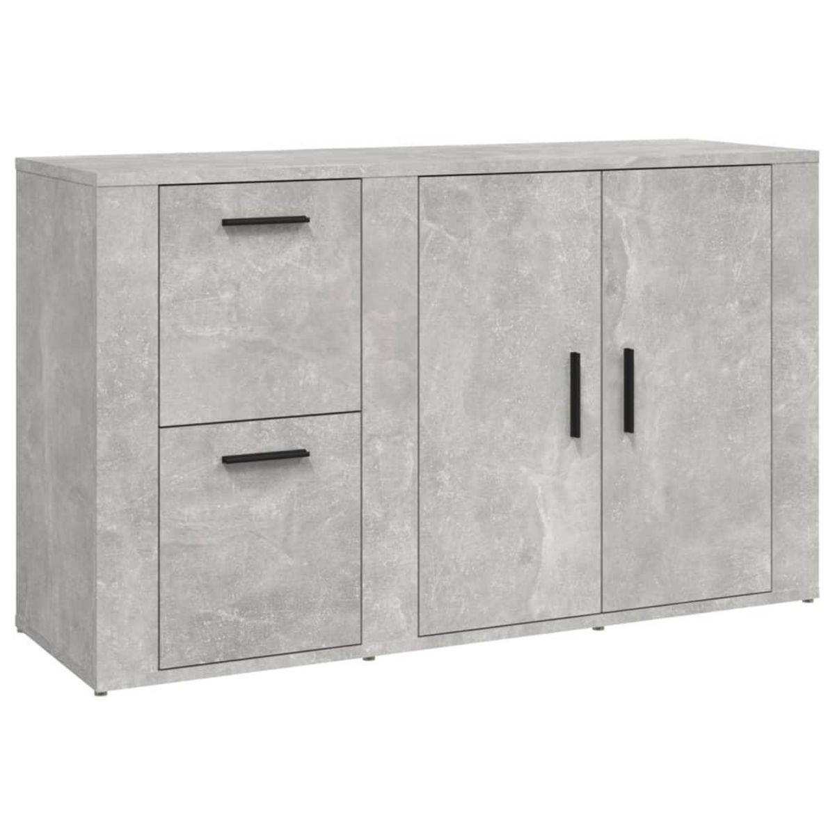 VIDAXL Buffet Gris beton 100x33x59,5 cm Bois d'ingenierie