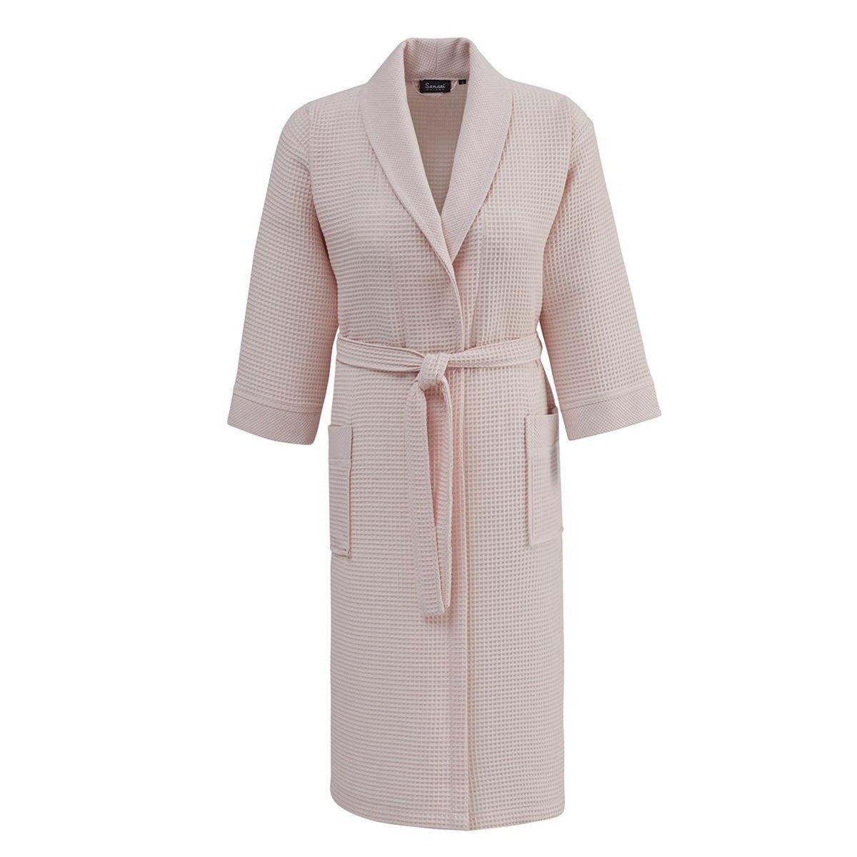 Sensei Maison Peignoir mixte nid d'abeille SPA COL CHÂLE