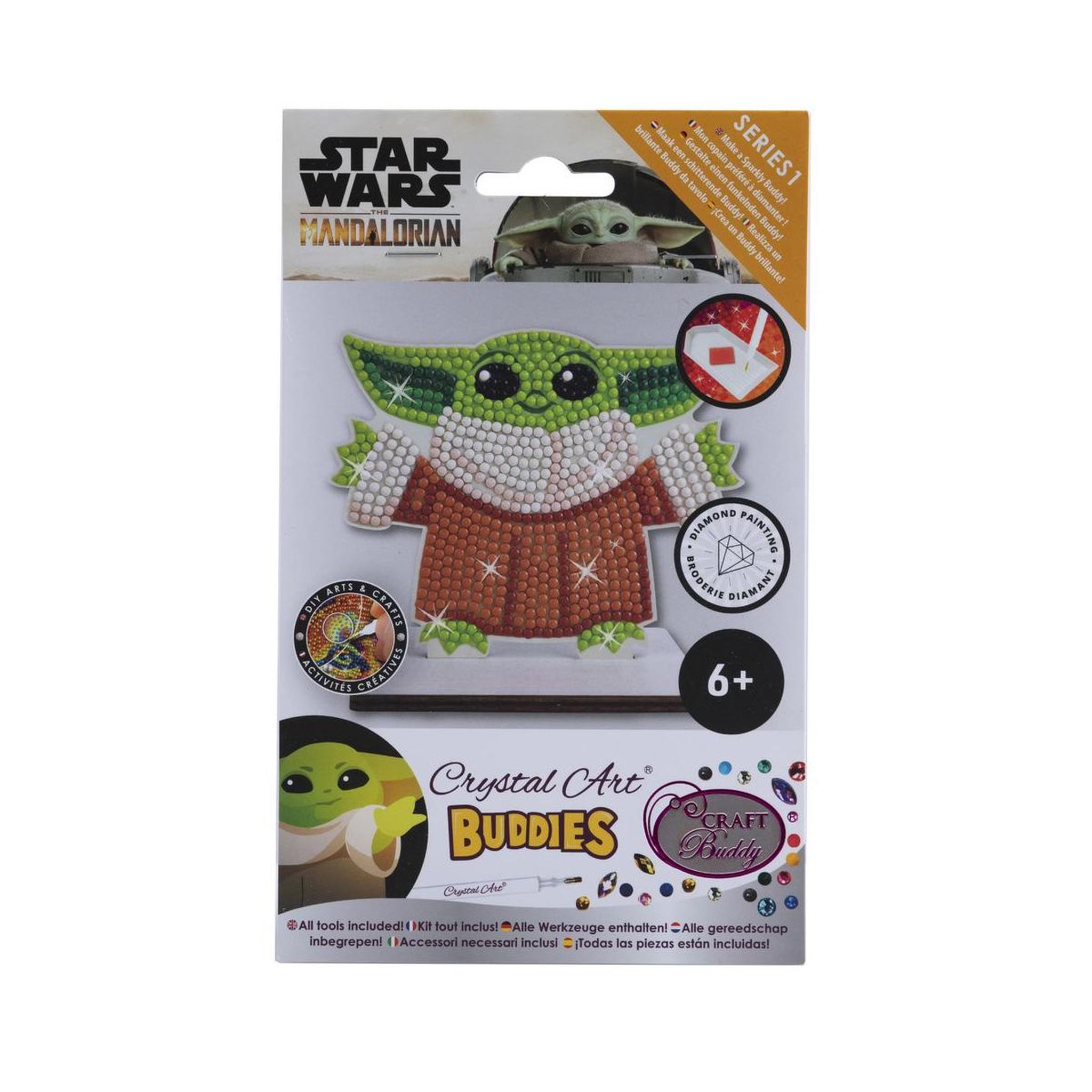 Voir la diapositive 2 : Oz International Kit figurine a diamanter Grogu
