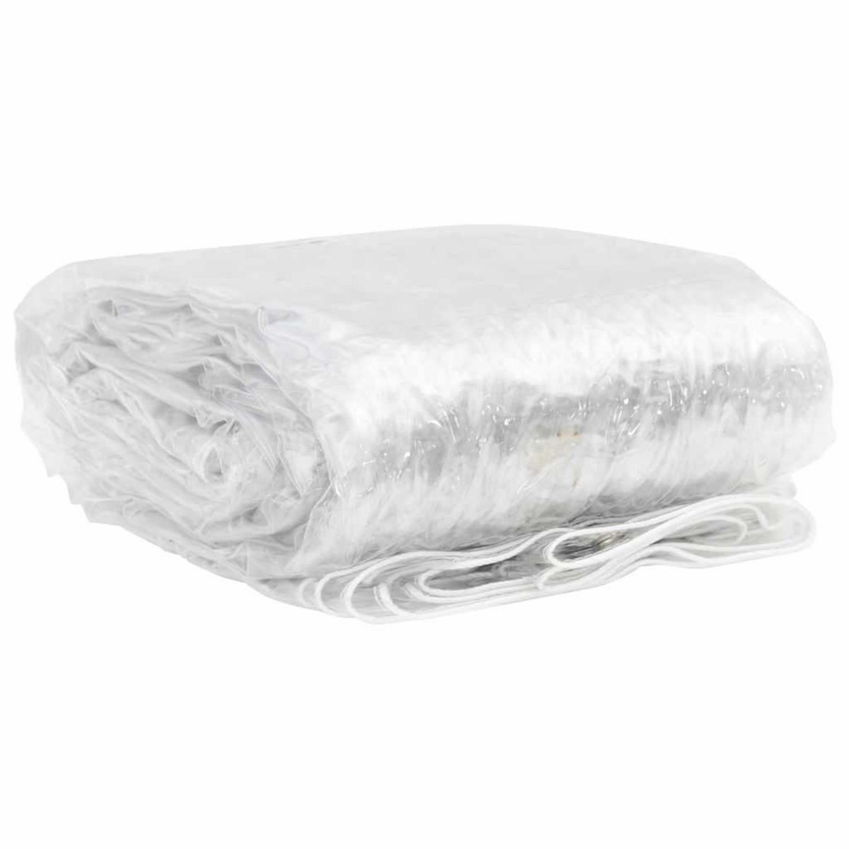 VIDAXL Bache transparente avec œillets 1x12 m PVC