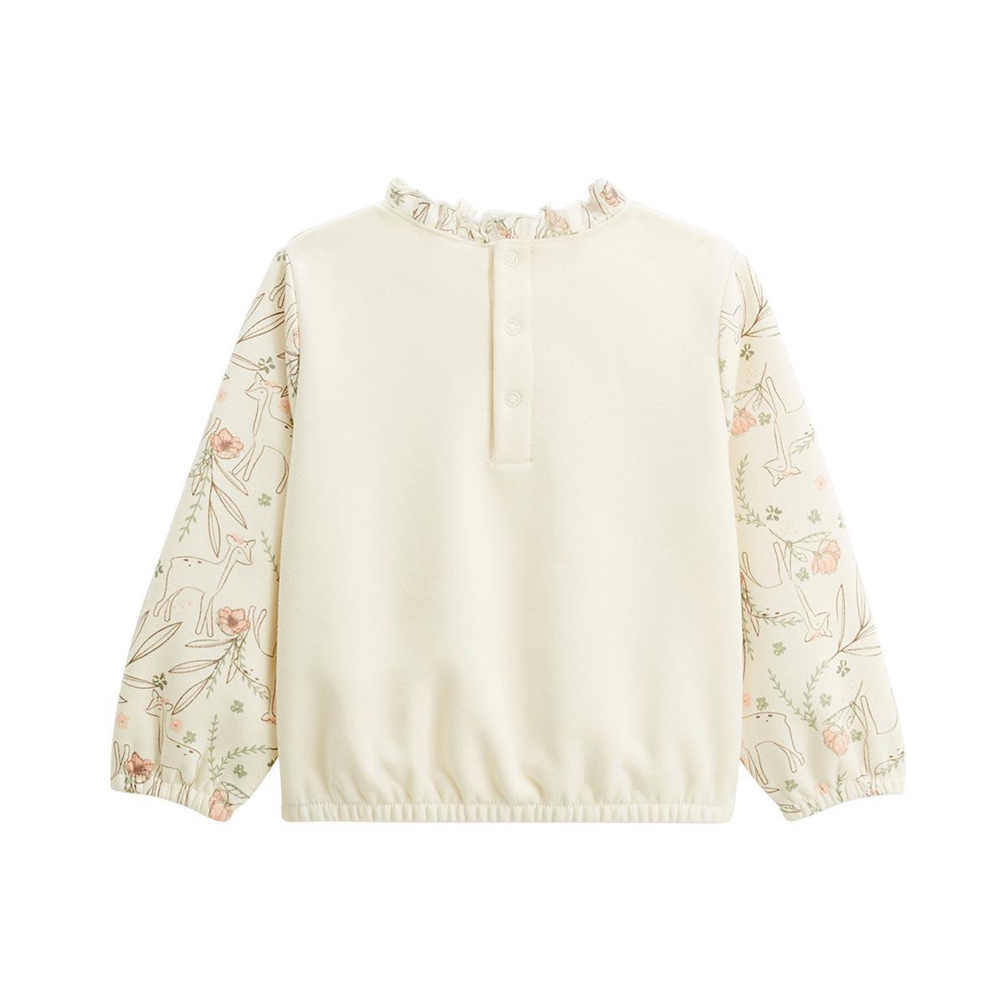 Voir la diapositive 2 : Petit Béguin Sweat-shirt enfant en molleton lison