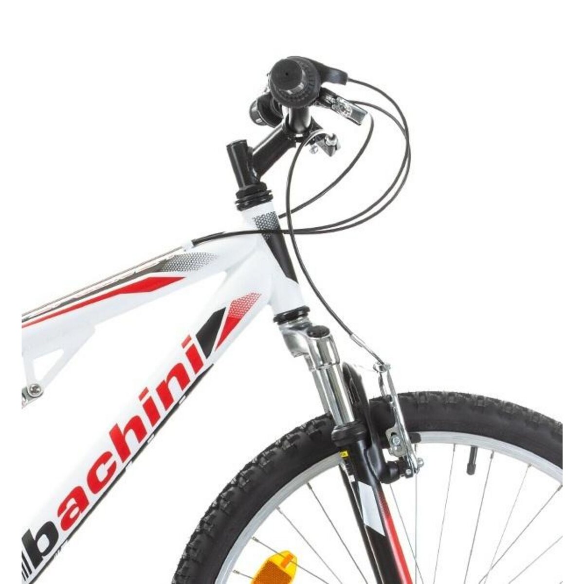BACHINI Vélo VTT 24'' Tout Suspendu avec transmission complète Shimano pour enfant de taille comprie entre 1.35 et 1.60m + Garde-boues offerts !