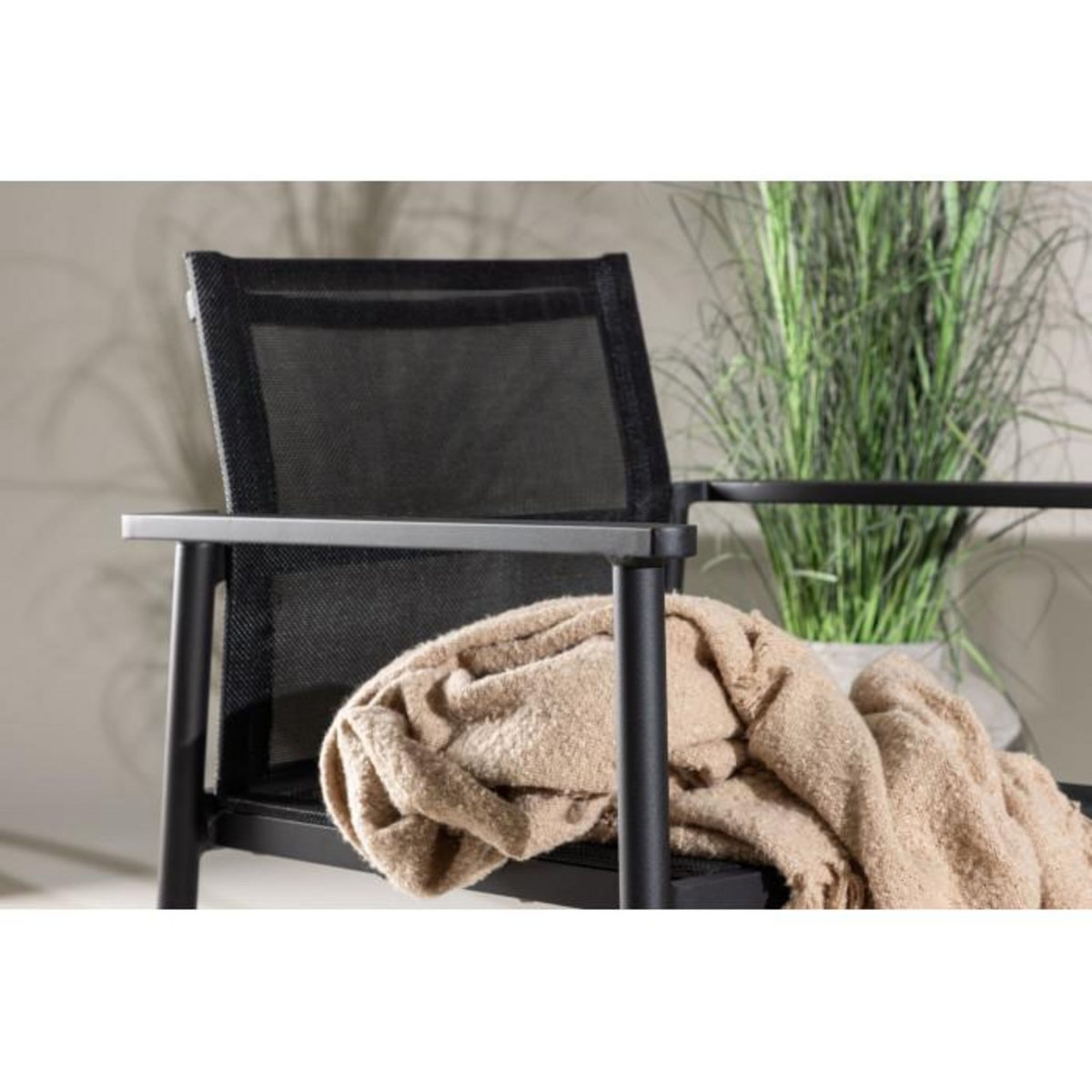 Paris Prix Salon de Jardin  Break  105cm Noir