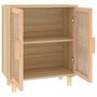 Voir la diapositive 5 : VIDAXL Buffet Marron 60x30x70 cm Bois de pin massif et rotin naturel