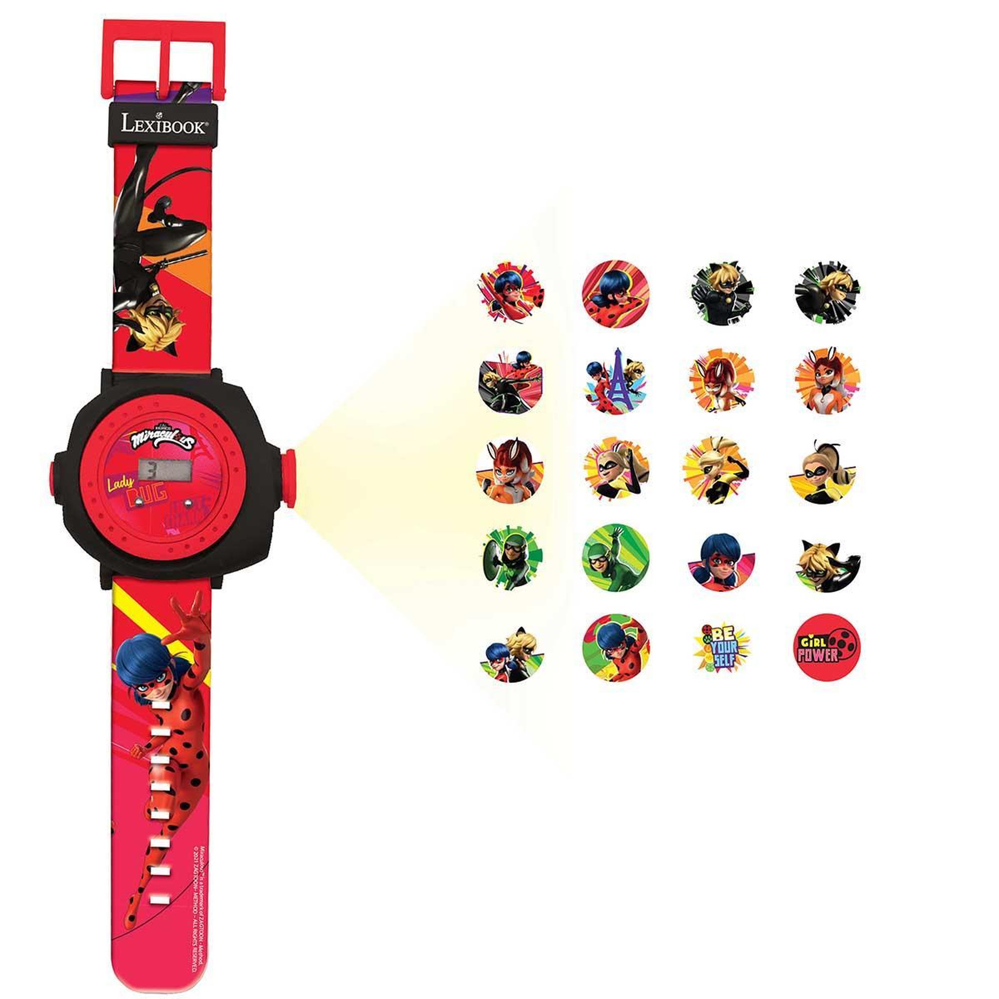 Lexibook Montre digitale avec projection Miraculous