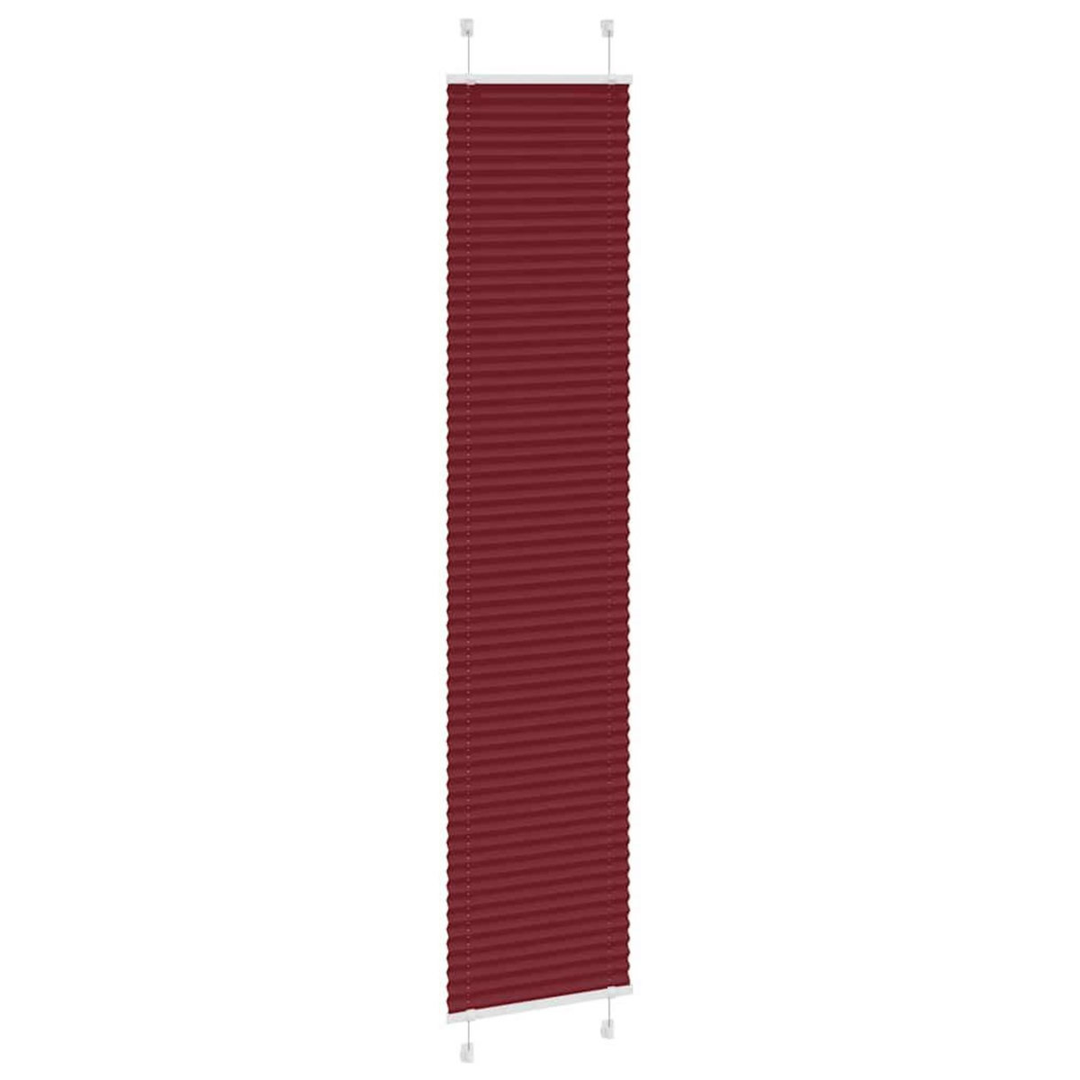 VIDAXL Store plisse rouge bordeaux 40x200 cm largeur du tissu 39,4 cm