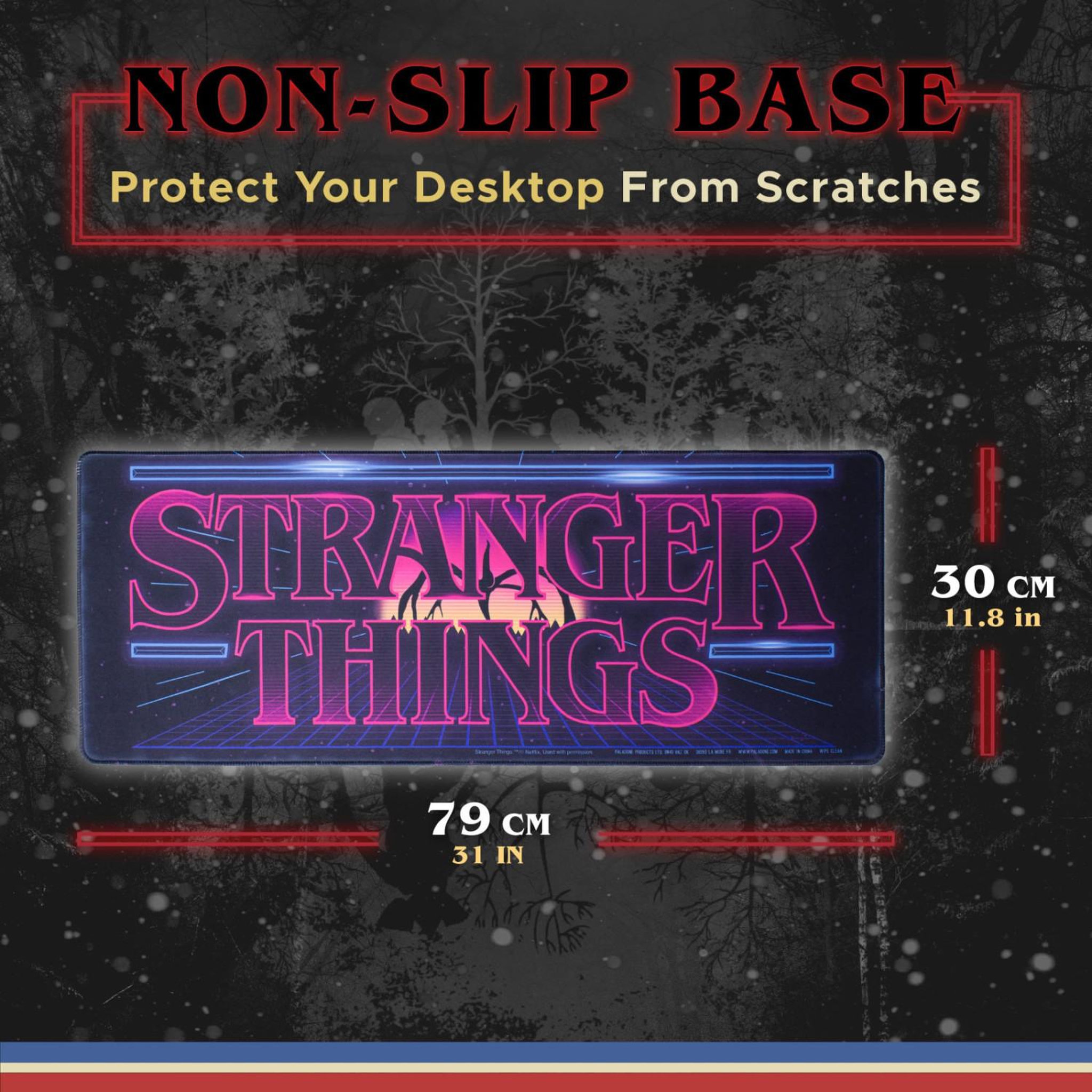 Voir la diapositive 3 : Paladone Tapis de bureau paladone stranger things arcade
