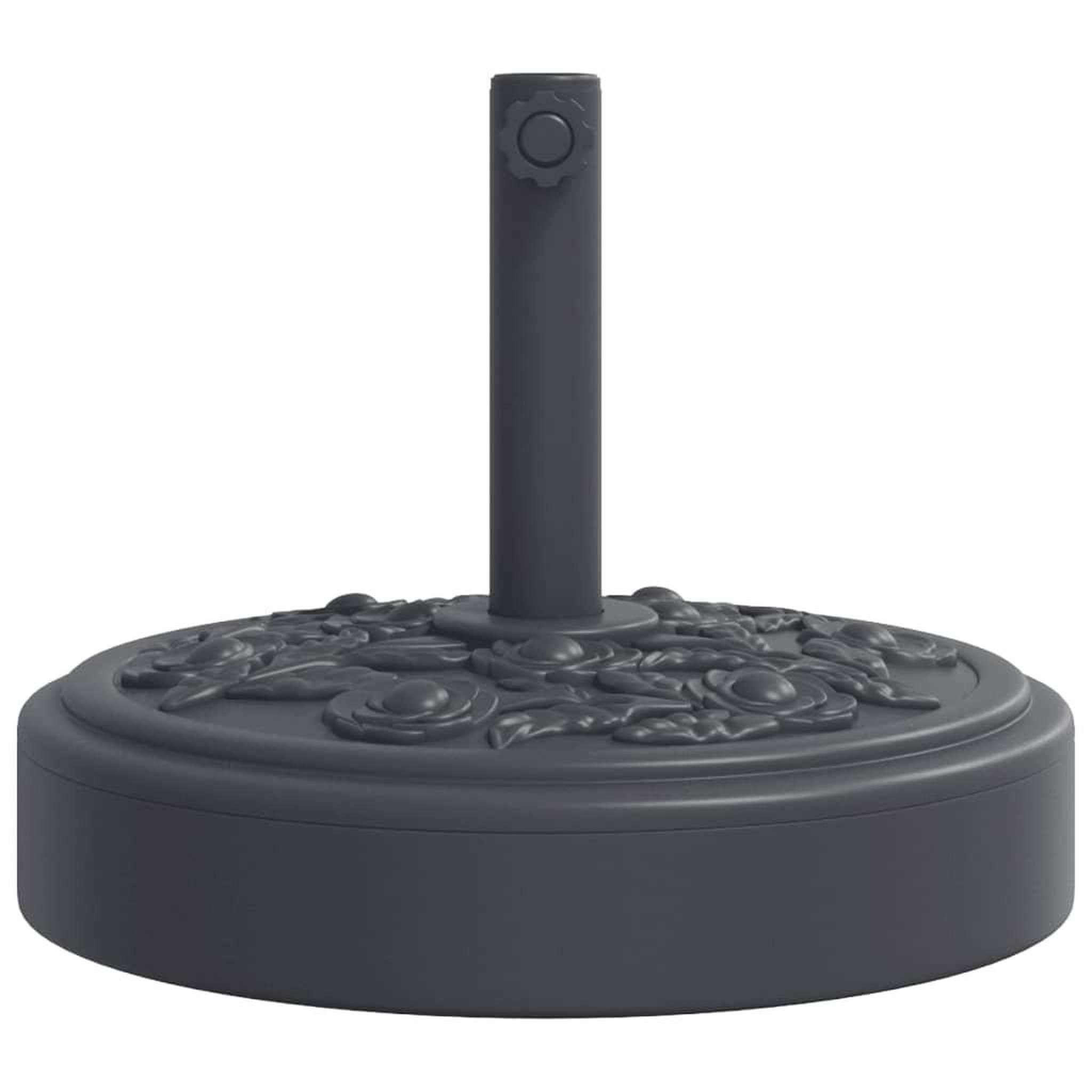 Voir la diapositive 4 : VIDAXL Base de parasol pour mats Ø38 / 48 mm 25 kg rond