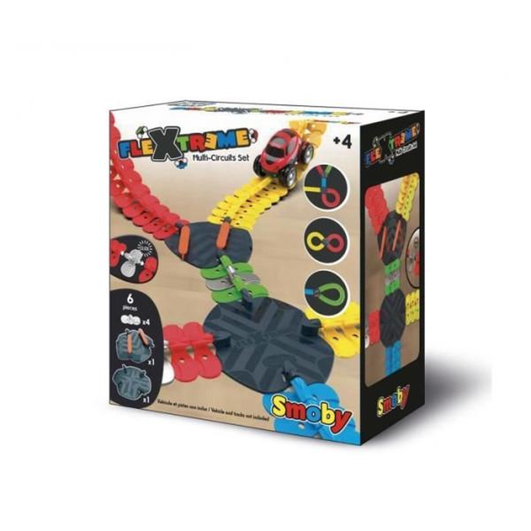 Voir la diapositive 2 : SMOBY Set d accessoires Smoby FleXtreme Multi circuits