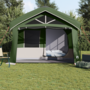Voir la diapositive 4 : VIDAXL Tente de camping avec fenêtres Vert 10 personnes étanche